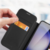 Dux Ducis Skin X Pro Hülle für Samsung S24+ mit Magnetring und Klappe – Schwarz