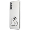 Karl Lagerfeld KLHCS21MCFNRC S21+ G996 hardcase transparent Choupette Fun
