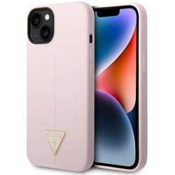 Etui IPHONE 14 PLUS Guess Hardcase Silicone Triangle fioletowe
