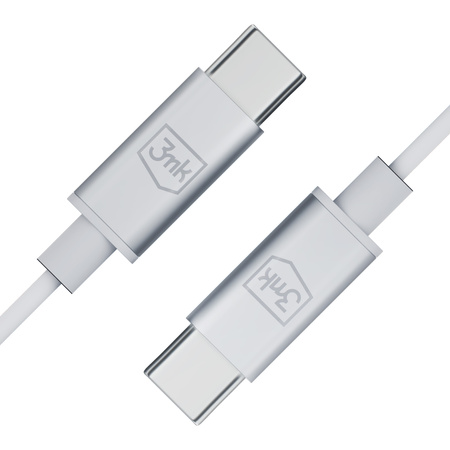 USB-C 3mk Kabelgebundene Kopfhörer – weiß