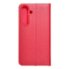 Kabura LUNA Book Gold do SAMSUNG S24 czerwony
