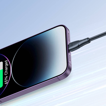 Joyroom USB C - Lightning 20W Kabel der Surpass-Serie für schnelles Aufladen und Datenübertragung 0,25 m schwarz (S-CL020A11)