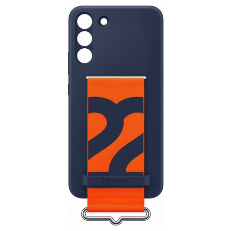 Samsung Silicone Cover Rubber Silicone Cover Case for Samsung Galaxy S22 + (S22 Plus) navy blue (EF-GS906TNEGWW)