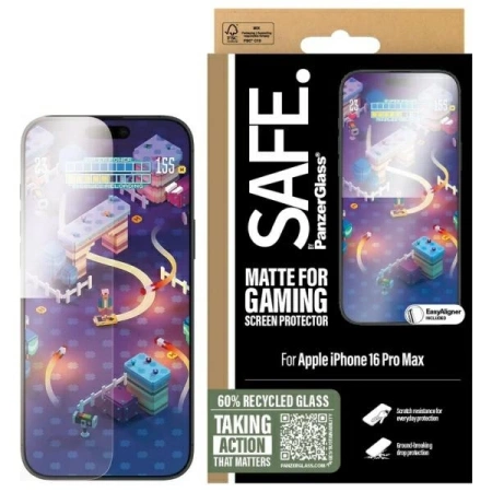 SAFE by PanzerGlass iPhone 16 Pro Max 6,9&quot; Gaming-Displayschutz Ultra-Wide Fit SAFE95889