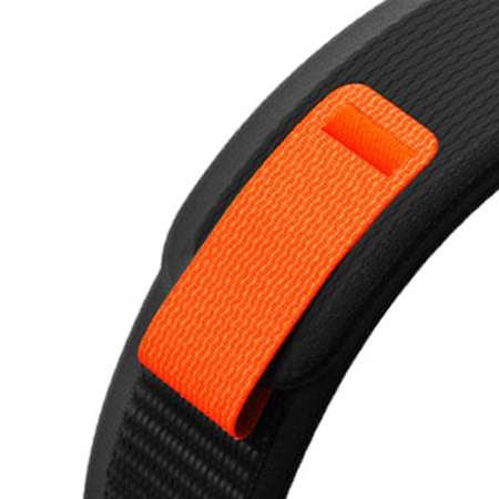 Pasek do GARMIN FENIX 3 / 5X / 3HR / 5X PLUS / 6X / 6X PRO / 7X Tech-Protect Nylon pomarańczowo - czarne