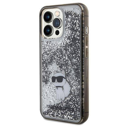 Karl Lagerfeld nakładka do iPhone 13 Pro Max 6,7&quot; KLHCP13XLKCNSK HC LIQ. GLITTER C transparentna