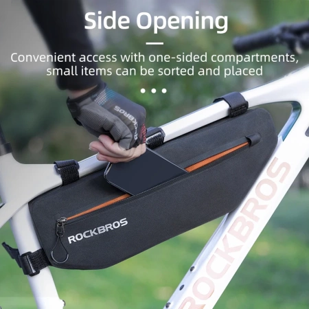 Rockbros AS-043 Fahrradtasche mit Klettverschluss 3l - schwarz