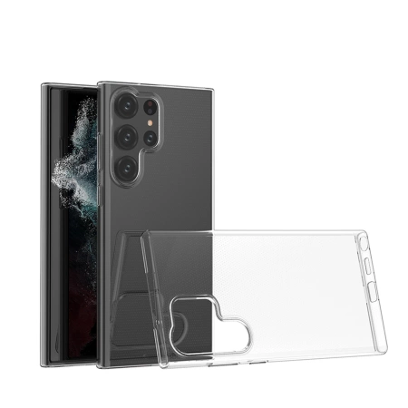 Ultraklare 0,5-mm-Hülle Samsung Galaxy S23 Ultradünne Abdeckung transparent