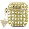 Guess GUA2HDGTPD AirPods 1/2 Cover Gold/Gold Strass Dreieck Charm