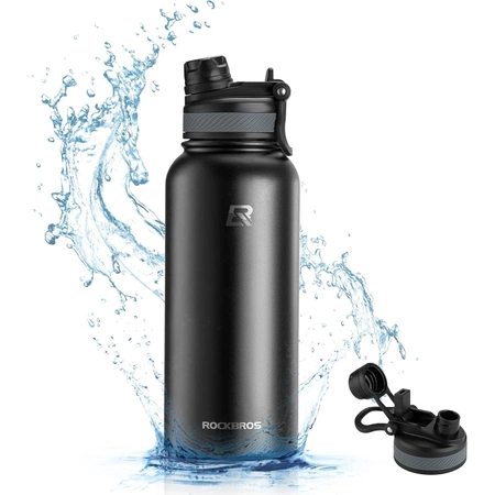 Rockbros 35210029001 Thermoflasche für Fahrradgetränke 550 ml - schwarz