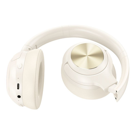 HOCO słuchawki bezprzewodowe bluetooth nagłowne ANC W54 białe