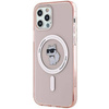 Karl Lagerfeld KLHMP12MHFCCNOP iPhone 12/12 Pro 6.1" różowy/pink hardcase IML Choupette MagSafe