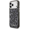 Karl Lagerfeld IML Leopard Pattern MagSafe Case for iPhone 17 Pro Max - Black