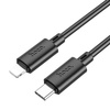 HOCO kabel Typ C do iPhone Lightning 8-pin Power Delivery 20W Gratifed X88 czarny