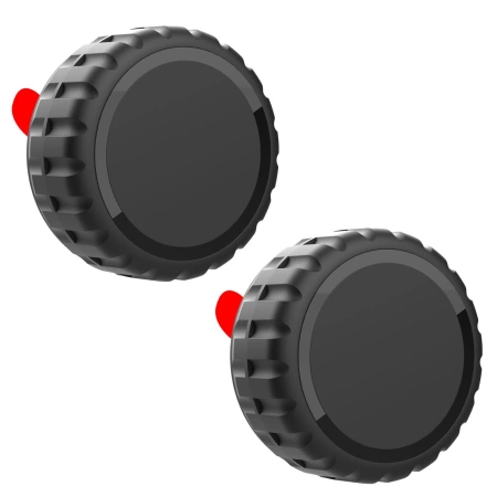 Apple AirTag Case, Anschraubbar, Wasserfest, Selbstklebend - Schwarz - 4 Stück