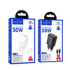 HOCO ładowarka sieciowa USB A + Typ C + kabel Typ C do Lightning PD QC3.0 3A 30W N63 czarna