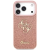 Etui Guess Fixed Glitter Big 4G na iPhone 17 Pro - różowe