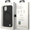Original Handyhülle IPHONE 14 BMW Signature Liquid Silicone MagSafe (BMHMP14SSILBK2) schwarz