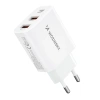 Wozinsky CWCUCW 30W USB-C / 2 x USB-A Wandladegerät - Weiß