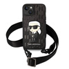 Karl Lagerfeld NFT Monogram Ikonik Patch - Etui iPhone 14 (czarny)