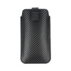 Futerał Uniwersalny POCKET Carbon - Model 16 - do SAMSUNG A22  5G / LTE ( 4G ) /  S21 FE / A31 / 531 / M21 / A6 Plus 2018 / A7 2018 XIAOMI Mi 11 Lite 5G OPPO Reno 5 HUAWEI Mate 20 Lite / P20 Lite