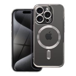 Futerał Electro Mag Cover kompatybilny z MagSafe do IPHONE 15 PRO tytanowy szary
