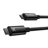 Kabel USB C – USB C 480 Mbit/s 240 W 3 m Baseus Tungsten Gold CAWJ040101 – Schwarz