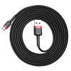 Baseus Cafule Cable - Dwustronny kabel połączeniowy micro USB na USB QC 3.0, 1.5 A, 2 m (czerwony/czarny)