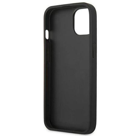 Original Case IPHONE 14 PLUS BMW Leather Stamp (BMHCP14MSLLBK) black