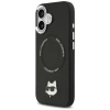 Karl Lagerfeld Choupette Pin MagSafe Case for iPhone 17 - Black