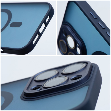 Futerał VARIETE MAG COVER kompatybilny z MagSafe do IPHONE 12 PRO granatowy