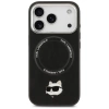 Karl Lagerfeld Choupette Pin MagSafe Case für iPhone 17 Pro Max - Schwarz