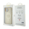 Guess nakładka do iPhone 15 Plus 6.7&quot; GUHMP15MPSAHMCB złota hardcase Saffiano MagSafe