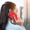 Dux Ducis Yolo elegant cover made of ecological leather for Samsung Galaxy A13 5G red