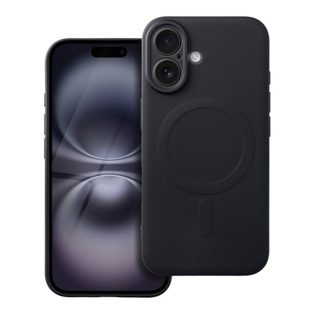 Futerał SILICONE MAG COVER kompatybilny z MagSafe do IPHONE 16 czarny