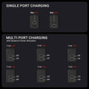 Crong Ultra Compact GaN - Ładowarka sieciowa 35W PD 3.0 2x USB-C (czarny)