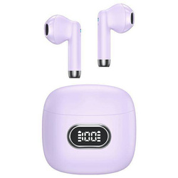 USAMS Słuchawki Bluetooth 5.3 TWS IA II series bezprzewodowe purpurowy/purple BHUIAII03 (USAMS-IAII15)