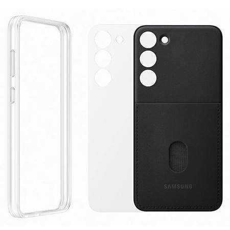 Samsung Frame Cover case for Samsung Galaxy S23+ case with interchangeable backs black (EF-MS916CBEGWW)