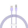 BASEUS kabel USB A do Typ C PD 100W Explorer CATS010405 1 m fioletowy