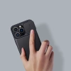 Nillkin Qin Cloth Pro Case Schutzhülle für iPhone 14 Pro Max, Kamera-Abdeckung, Holster-Abdeckung, Klapphülle, Blau