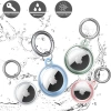 Apple AirTag waterproof case - transparent, green, blue, pink - 4 pieces