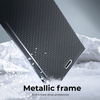 Kabura LUNA Book Carbon do IPHONE 15 Pro czarny