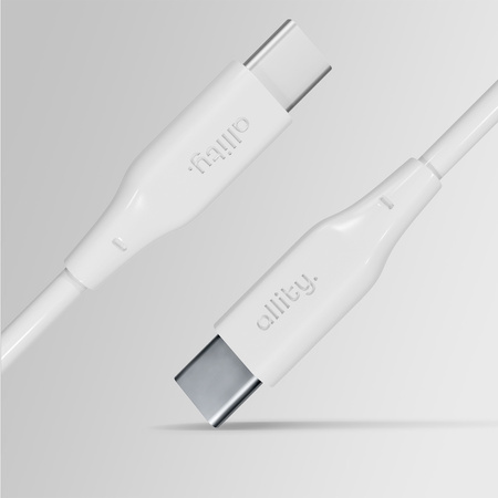 Allity kabel AUC-02 USB-C - USB-C 1,0 m 100W biały
