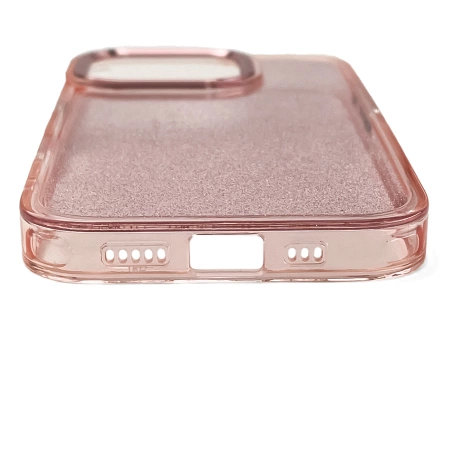 Wozinsky Glitter Case for Samsung Galaxy S24 FE - Pink with Glitter