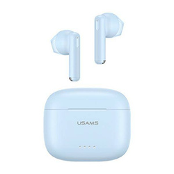 USAMS Słuchawki Bluetooth 5.3 TWS US14 Series Dual mic bezprzewodowe niebieskie/blue BHUUS03