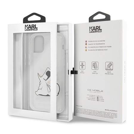 Karl Lagerfeld Choupette Fun Sunglasses - Etui iPhone 11 (przezroczysty)