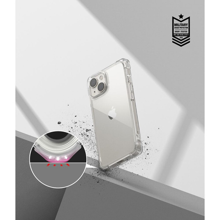 Etui IPHONE 14 PLUS Ringke Fusion Bumper transparentne