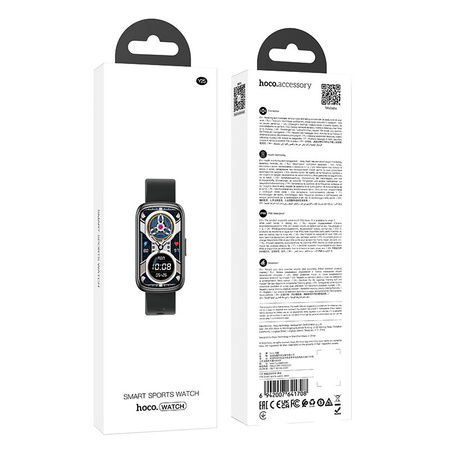 HOCO smartwatch IP68 Y25 czarny