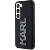 Oryginalne Etui KARL LAGERFELD hardcase 3D Rubber Glitter Logo KLHCS24S3DMBKCK do Samsung Galaxy S24 czarny