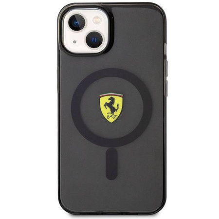 Ferrari FEHMP14SURKK iPhone 14 6,1" czarny/black hardcase Translucent Magsafe